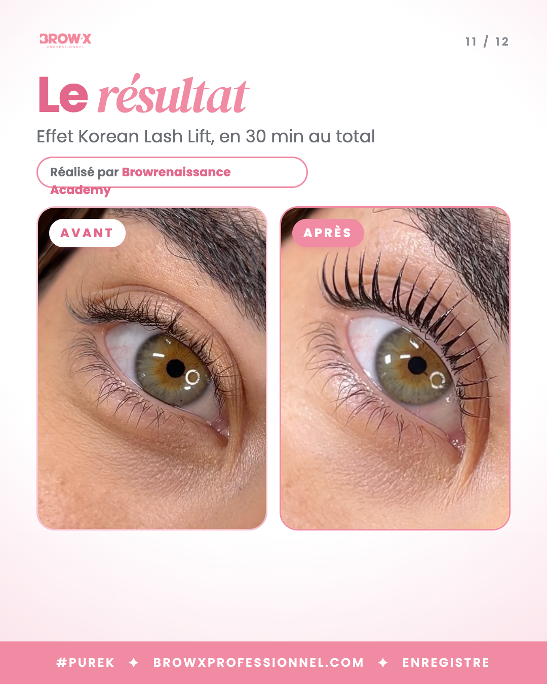 Brow.X Pro - PURE K Step 1 & 2 Lash & Brow Powder Free