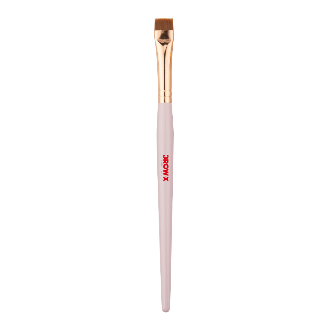 Brow.X Pro - Pinceau Plat Droit Rose - Brow.X Professionnel