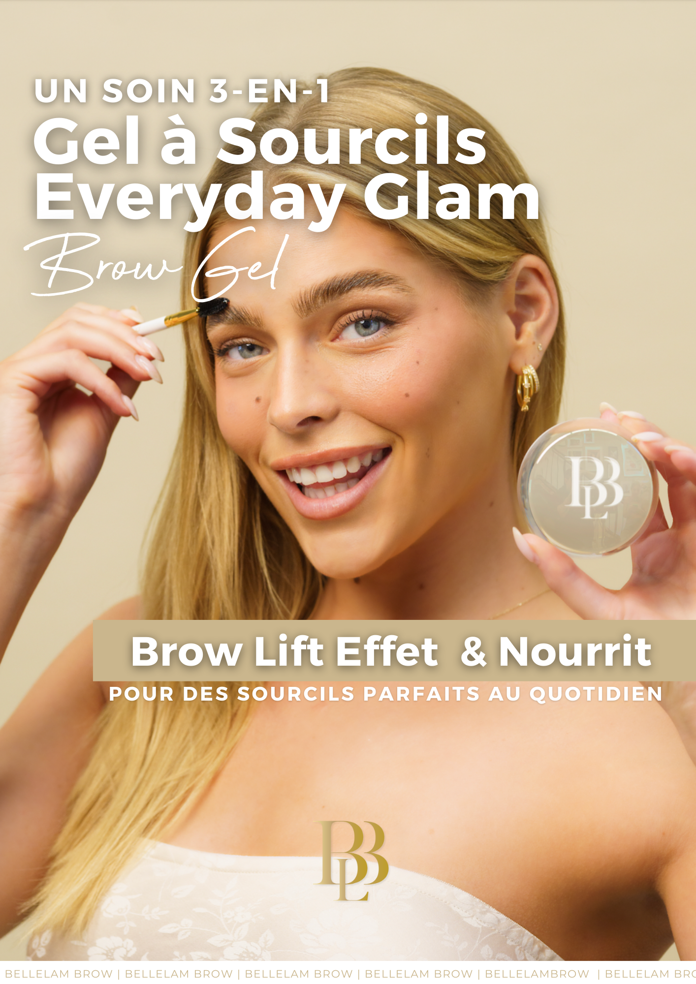 Bellam Everyday- Gel à sourcils Effet Brow Lift - Brow.X Professionnel