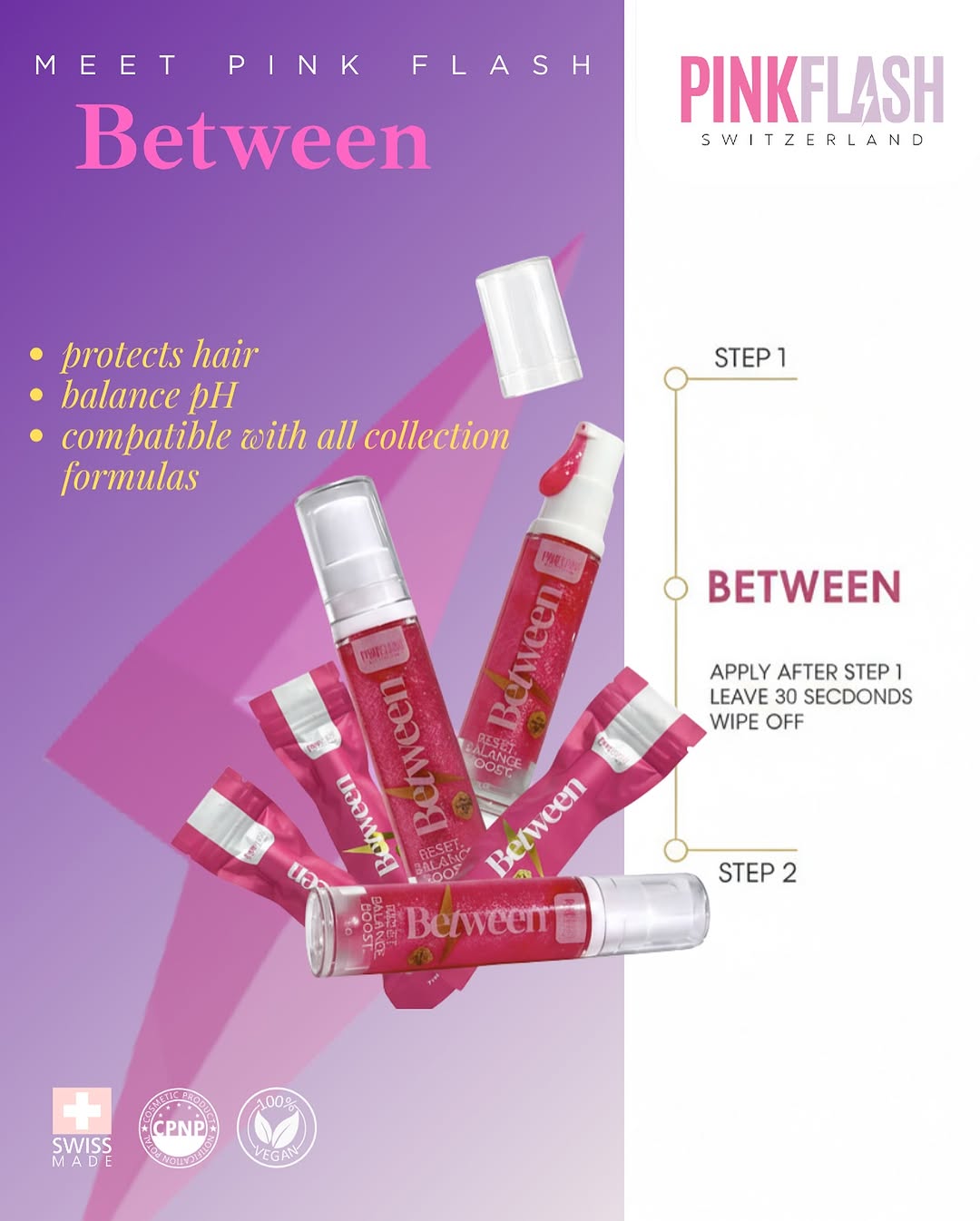 Pink Flash - 1.5 Between Reset Balance Boost - Brow.X Professionnel