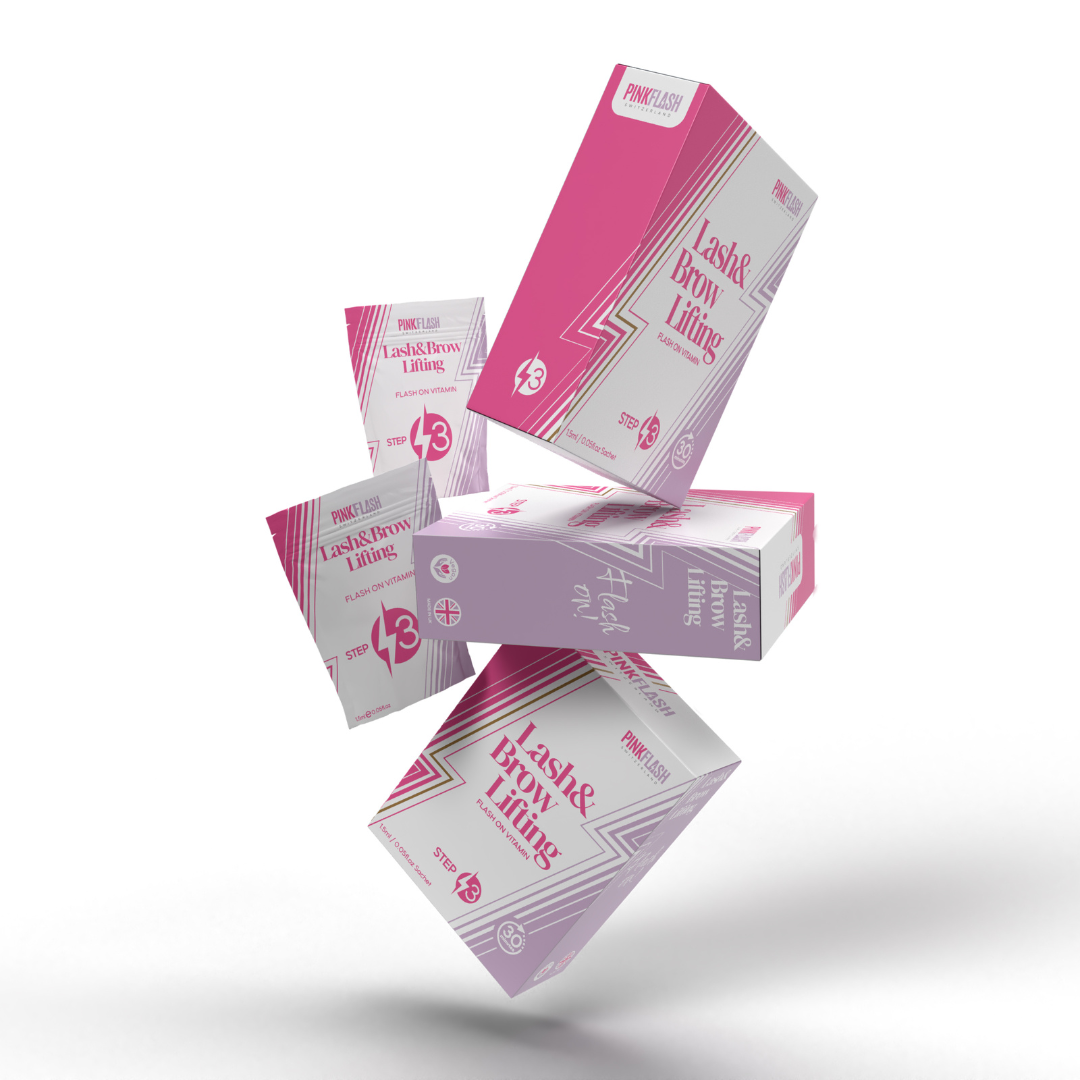 Pink Flash - Step 3 Lash & Brow Lifting Flash Vitamine 10 sachets) - Brow.X Professionnel
