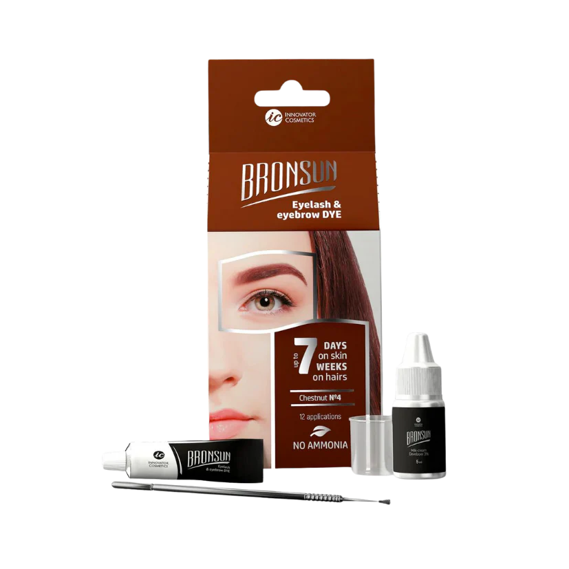 Bronsun - Kit Maison Teinture Cils & Sourcils Chestnut 