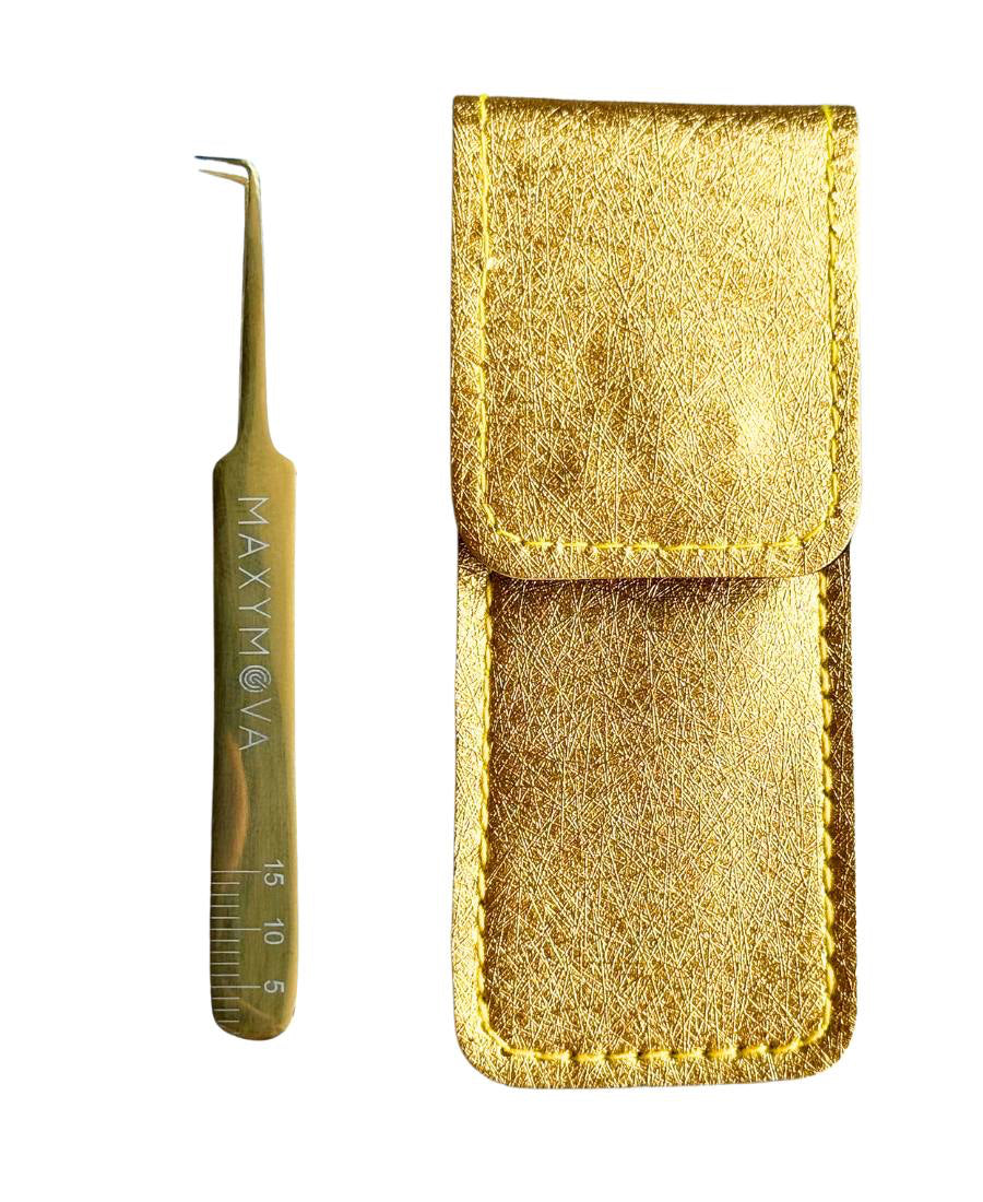 Maxymova - Lash Checker Nano Pince de Précision pour Rehaussement de Cils 90° - Brow.X Professionnel