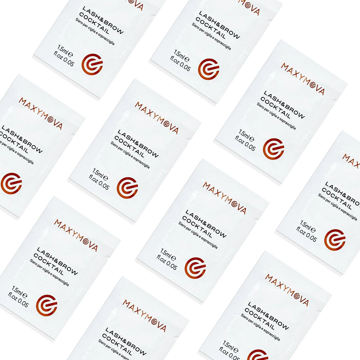 Maxymova – Lash & Brow Cocktail Sérum (Sachet 10 x 1.5ml) - Brow.X Professionnel