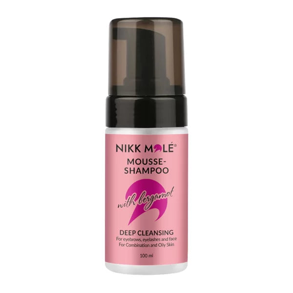 Nikk Mole - Mousse Shampoing Bergamote Sourcils, Cils 100 ml