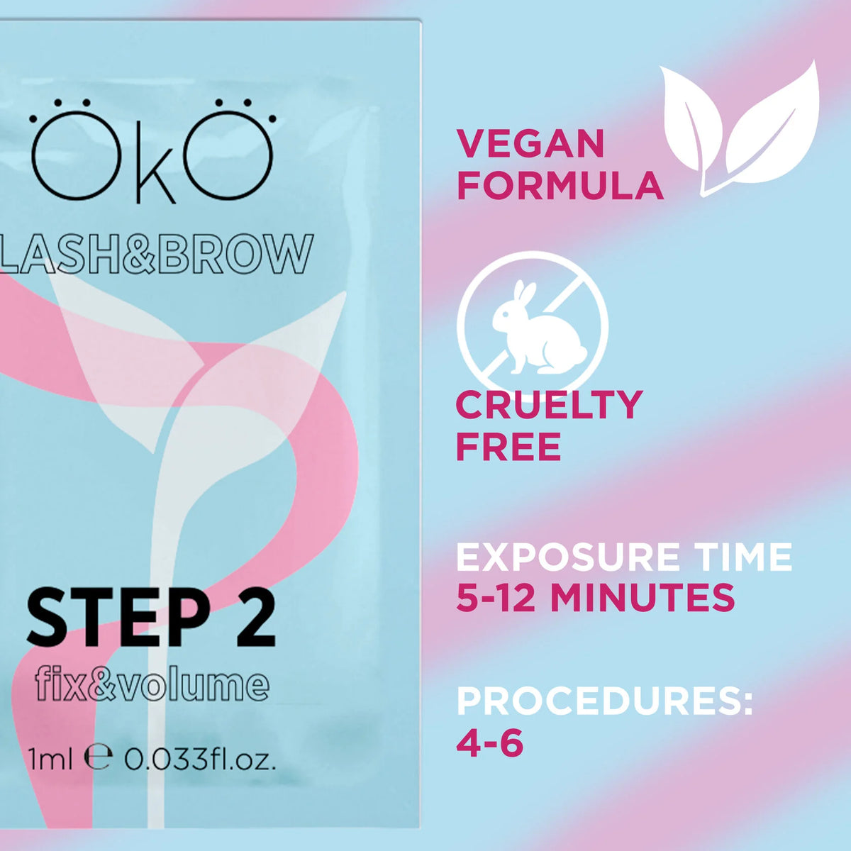 OkO - Step 2 Lash & Brow Lamination (5x 1ml) - Brow.X Professionnel