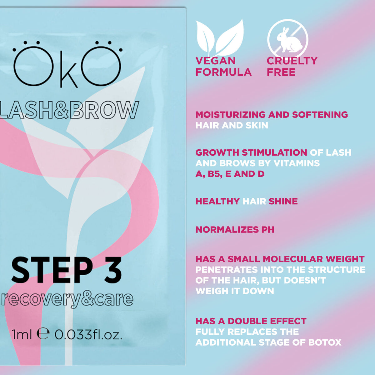 OkO - Step 3 Lash & Brow Lamination (5x 1ml) - Brow.X Professionnel