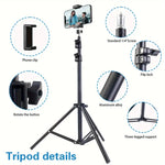 Trépied Extensible 160 cm pour Smartphone & Appareil Photo - Brow.X Professionnel