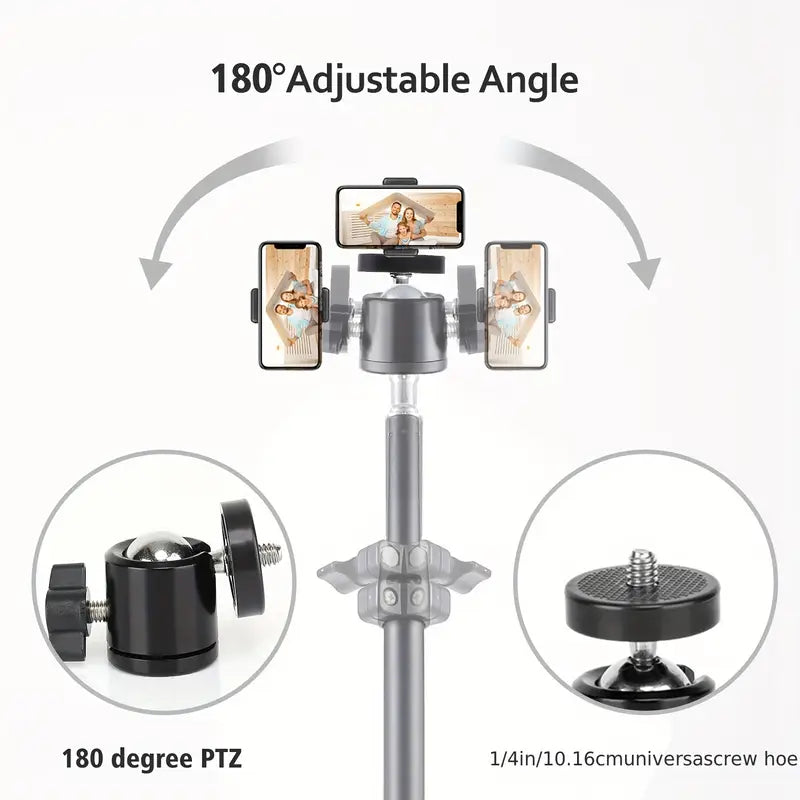 Trépied Extensible 160 cm pour Smartphone & Appareil Photo - Brow.X Professionnel