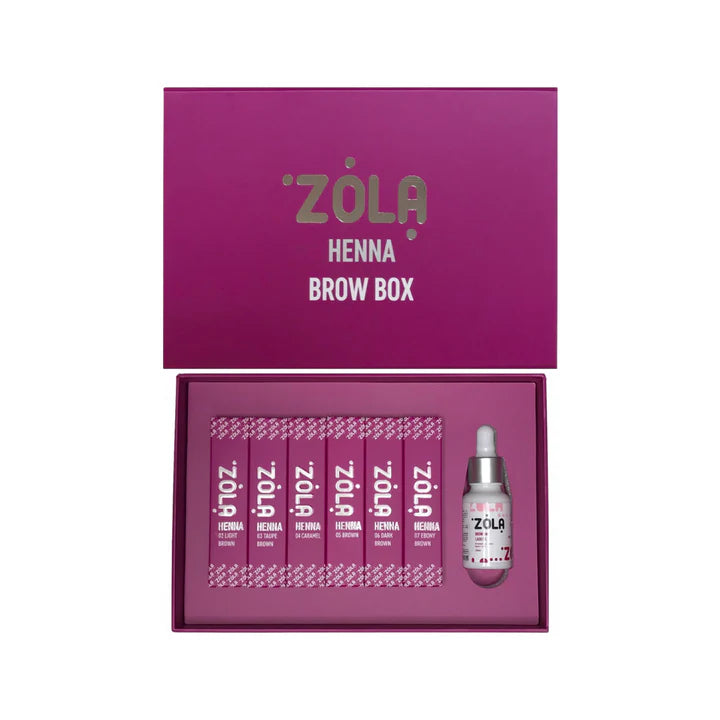 ZOLA Henné Kit Sourcils 6 Couleurs 10gr- Browx