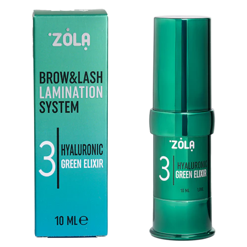 Zola - Color Lab Hyaluronic Green Elixir - Step 3 - Brow.X Professionnel