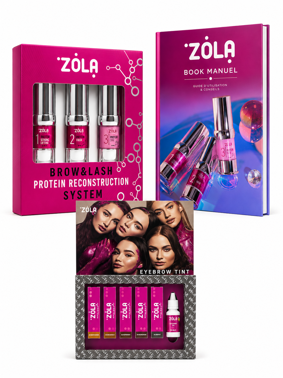 Zola - Ki Teintures avec Oxydant + Kit Protein Brow & Lash Lift (Guide Zola Offert)