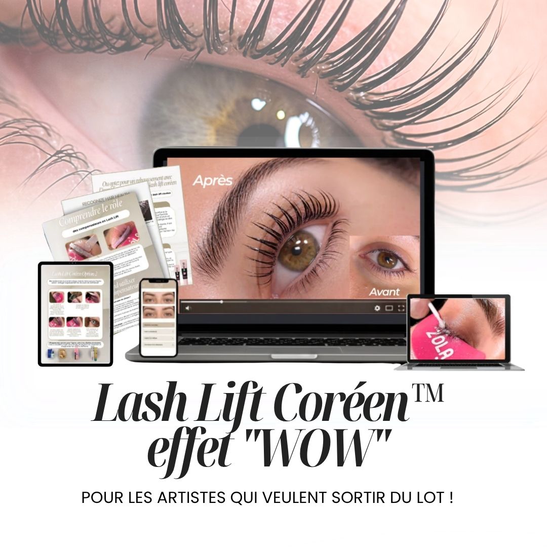 Formation Lash Lift Coréen en ligne – Pour les artistes qui veulent sortir du lot