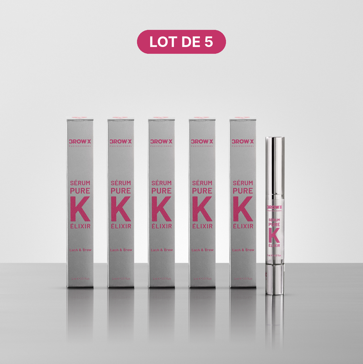 Brow.X Pro - SERUM PURE K ÉLIXIR Schritt 3 - Zum Weiterverkauf an Ihre Kundinnen