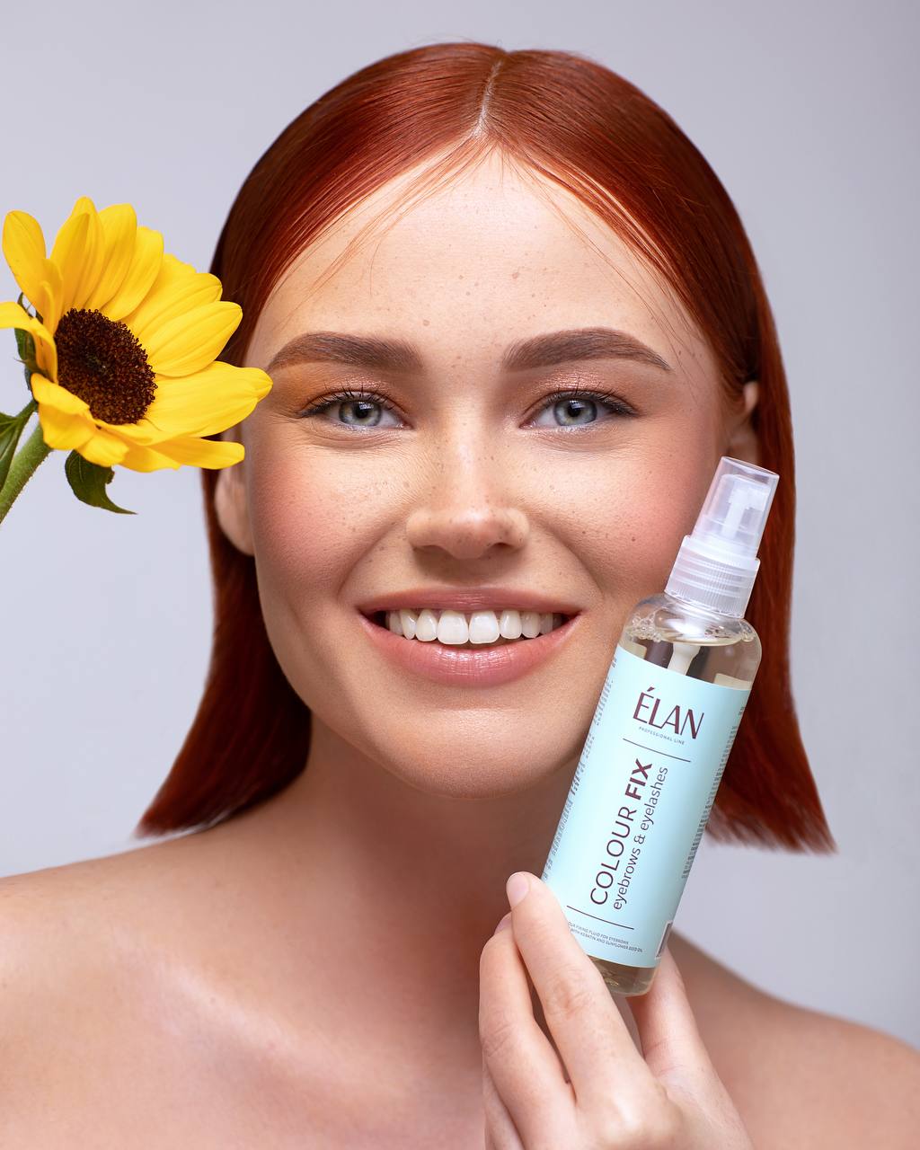 Élan - Fluide Fixateur de Couleur 2.0 pour Sourcils et Cils avec Kératine et Huile de Graine de Tournesol