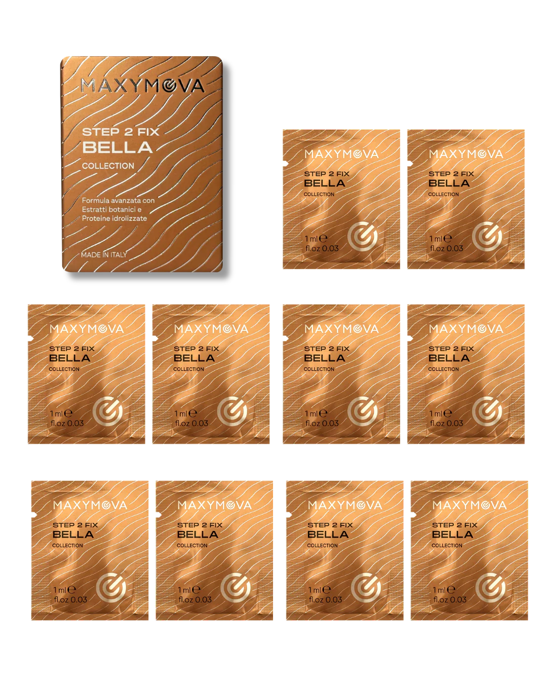 Maxymova - Step 2 Crème Fixatrice Bella Collection (10*1ml) - Brow.X Professionnel
