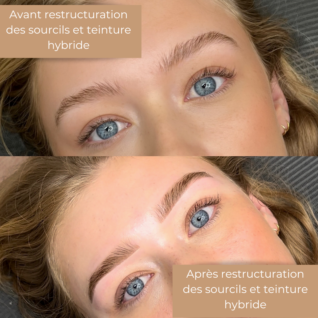 BRONSUN - Hybrid Brow & Lash Dye - Nouvelle Formule - Brow.X Professionnel
